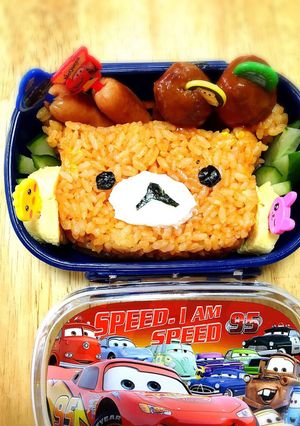 キャラ弁 リラックマ弁当✩-レシピのメイン写真