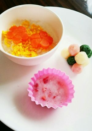 離乳食後期☆お雛様プレート-レシピのメイン写真