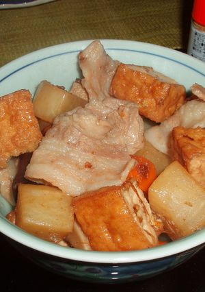 豚肉、厚揚げと野菜のうま煮-レシピのメイン写真