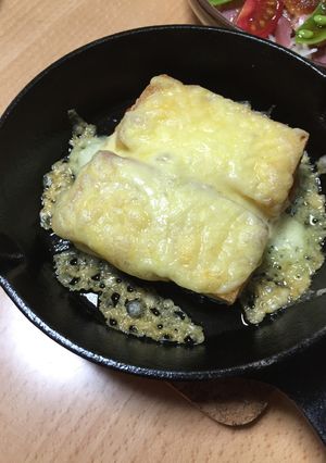 たらマヨ挟み厚揚げのチーズ焼き-レシピのメイン写真