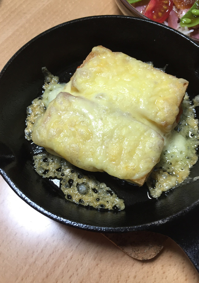 たらマヨ挟み厚揚げのチーズ焼き-レシピのメイン写真