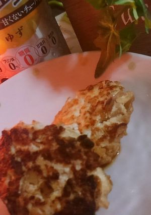 ヘルシー鶏ひき豆腐ハンバーグ♪-レシピのメイン写真
