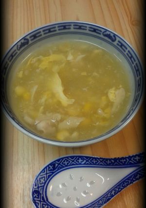 中華風チキン&コーンスープ-レシピのメイン写真