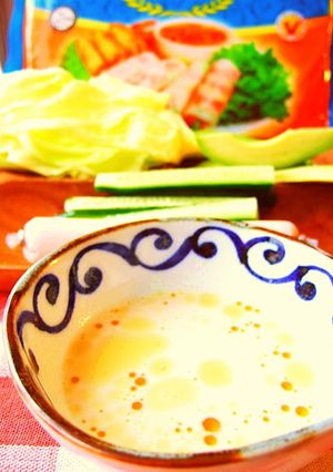 生春巻き◆豆乳ニンニク味噌だれ-レシピのメイン写真