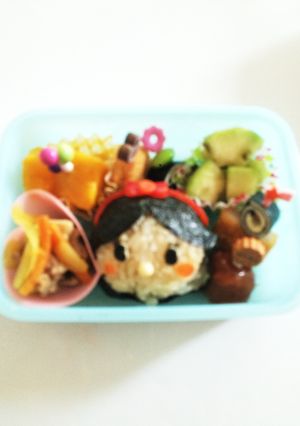 ツムツムキャラ弁☆白雪姫-レシピのメイン写真