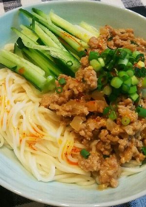 かんたんウマい♪ごま味噌ジャージャー麺-レシピのメイン写真