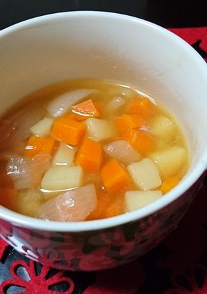 野菜がたっぷりコンソメスープ-レシピのメイン写真