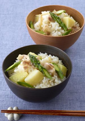 じゃがいもと豚バラ肉の炊き込みご飯-レシピのメイン写真
