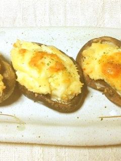 しいたけのマヨおから詰め。-レシピのメイン写真