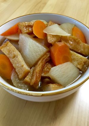 大根と人参、平天のほっこり煮♡-レシピのメイン写真