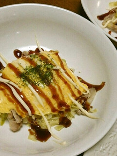 春キャベツでとん平焼き-レシピのメイン写真