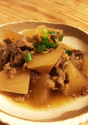 大根と牛肉の美味しいこっくり煮物-レシピのメイン写真