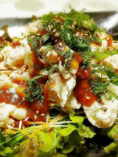 ◆梅ダレでさっぱり♪梅しそ豚しゃぶサラダ-レシピのメイン写真