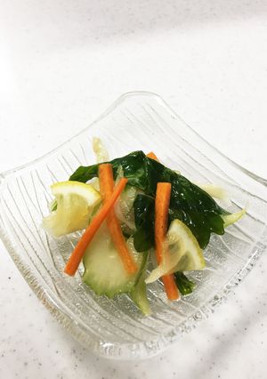 イカ燻製で☆レモン香るセロリのマリネ-レシピのメイン写真