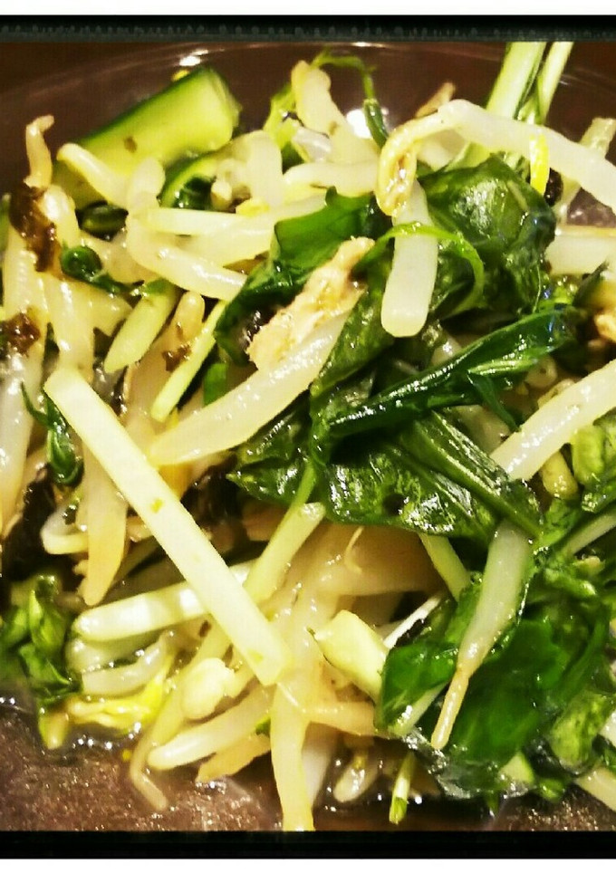 もやしと野菜の青じそ柚子胡椒和え-レシピのメイン写真