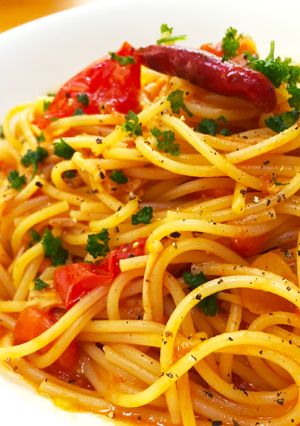 フレッシュトマトとトマトソースのパスタ-レシピのメイン写真
