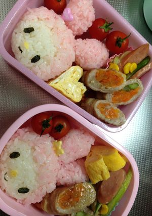 マイメロちゃんと遠足弁当-レシピのメイン写真