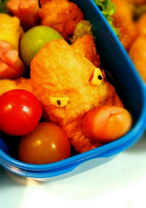 ウルトラマン怪獣☆ゴモラお稲荷弁当！-レシピのメイン写真