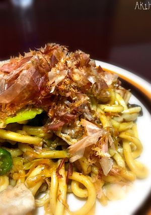 簡単☆醤油ベースの焼うどん☆初心者-レシピのメイン写真