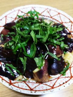 旨い(*^^*)レンジで簡単・蒸し茄子♪-レシピのメイン写真