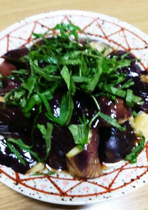旨い(*^^*)レンジで簡単・蒸し茄子♪-レシピのメイン写真