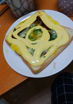 ごちゃ混ぜトースト-レシピのメイン写真