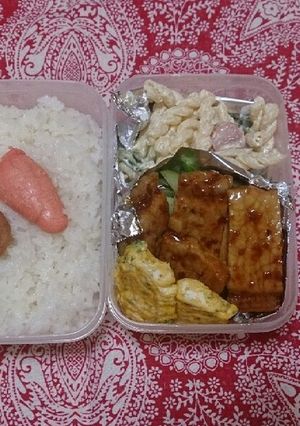 男子高校生お弁当５月１７日-レシピのメイン写真