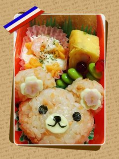 キャラ弁♡くまちゃん♡-レシピのメイン写真