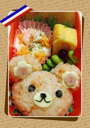 キャラ弁♡くまちゃん♡-レシピのメイン写真