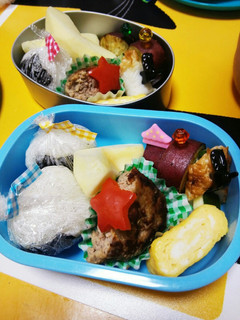 普通の幼稚園のお弁当。少食の子向け-レシピのメイン写真
