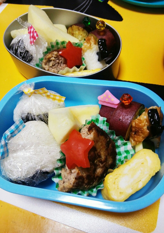 普通の幼稚園のお弁当。少食の子向け-レシピのメイン写真