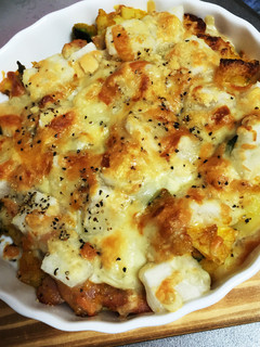 じゃがいもとかぼちゃの味噌チーズ焼き-レシピのメイン写真