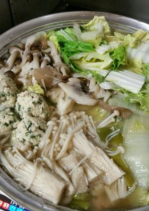 鍋だし塩ちゃんこ味♥旨いから作ってみて☺-レシピのメイン写真