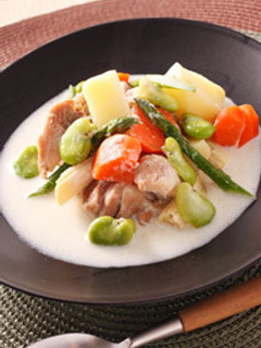 鶏肉のミルク煮込みスープ♡-レシピのメイン写真