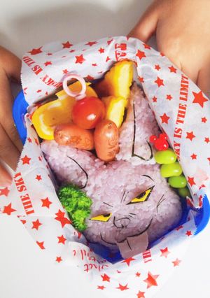 ドラゴンボール ビルス キャラ弁-レシピのメイン写真