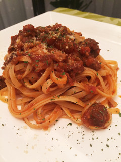 牛すじのラグーソースパスタ-レシピのメイン写真