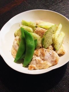 ゆる糖質オフ 鶏むねときゅうりの炒め物-レシピのメイン写真