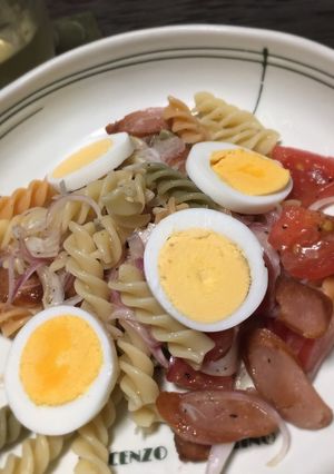 白ワインのお供に☆サラダ風ショートパスタ-レシピのメイン写真