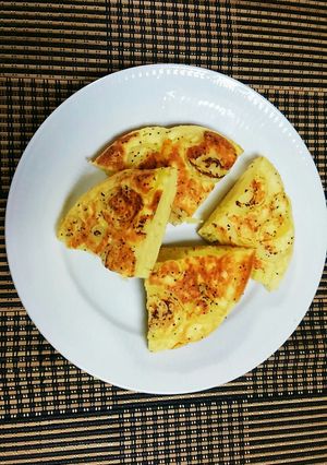 甘くない！チーズサンドパンケーキ♪-レシピのメイン写真