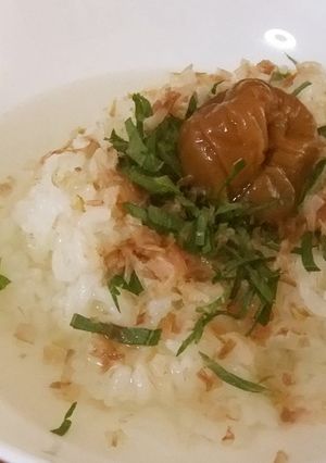 冷製☆梅干し茶漬け-レシピのメイン写真