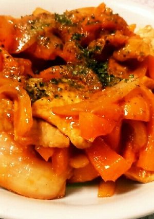 ナポリタン風野菜炒め♡-レシピのメイン写真