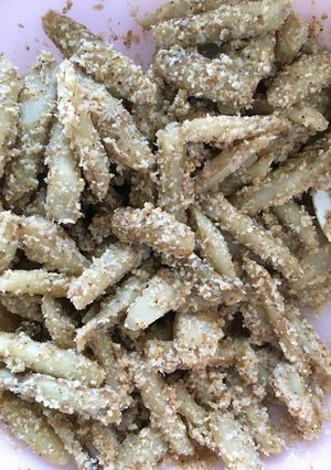 簡単ごぼう胡麻酢漬け-レシピのメイン写真