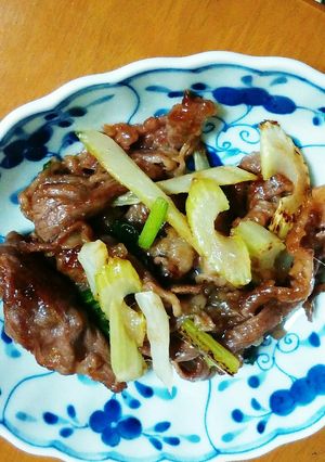 牛肉とセロリの炒めもの(減塩レシピ）-レシピのメイン写真
