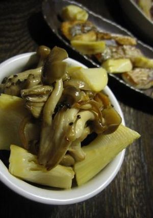 筍ときのこのアヒージョ♪-レシピのメイン写真