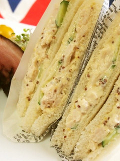 ♡サラダチキンのマスタードマヨサンド♡-レシピのメイン写真