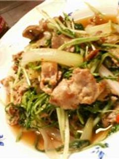 タイ風★豚肉と水菜の炒めもの-レシピのメイン写真