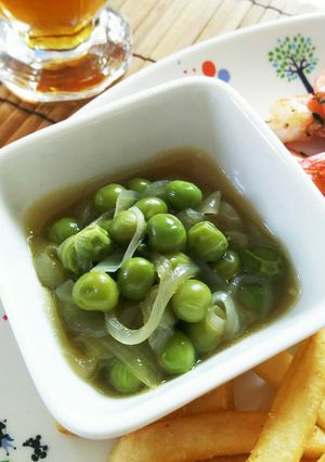 〔常備菜〕柔らか♪グリンピースのスープ煮-レシピのメイン写真