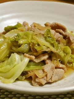 豚肉とキャベツの生姜炒め-レシピのメイン写真