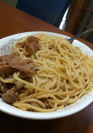 がっつり食べたい時の和風パスタ-レシピのメイン写真