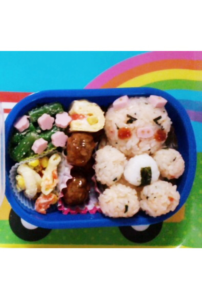 簡単ブタさん♪-レシピのメイン写真